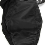 Prada Small Buckle Flap Messenger Black Nylon Canvas — view 8