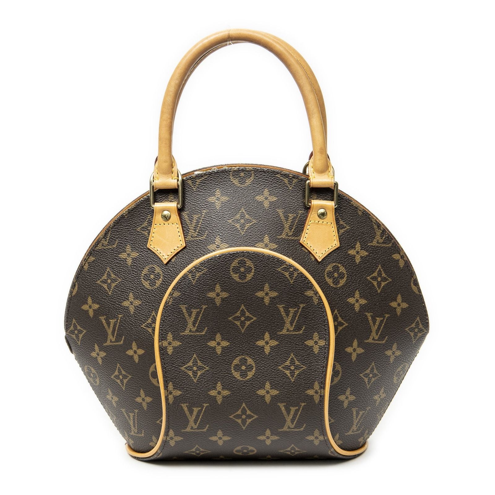 Louis Vuitton Ellipse Brown Monogram Canvas Handbag — view 5
