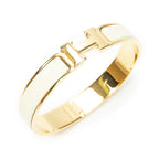Hermes Clic Clac Bracelet Ivory Plating