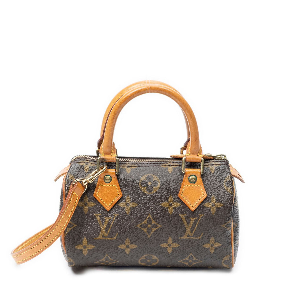 Louis Vuitton Minispeedy Brown Monogram Canvas Handbag