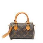 Louis Vuitton Minispeedy Brown Monogram Canvas Handbag