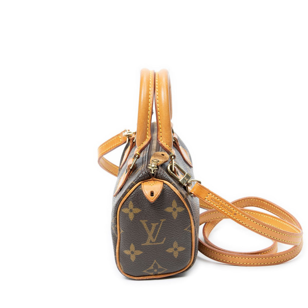 Louis Vuitton Minispeedy Brown Monogram Canvas Handbag — view 3