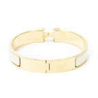 Hermes Clic Clac Bracelet Ivory Plating — view 3