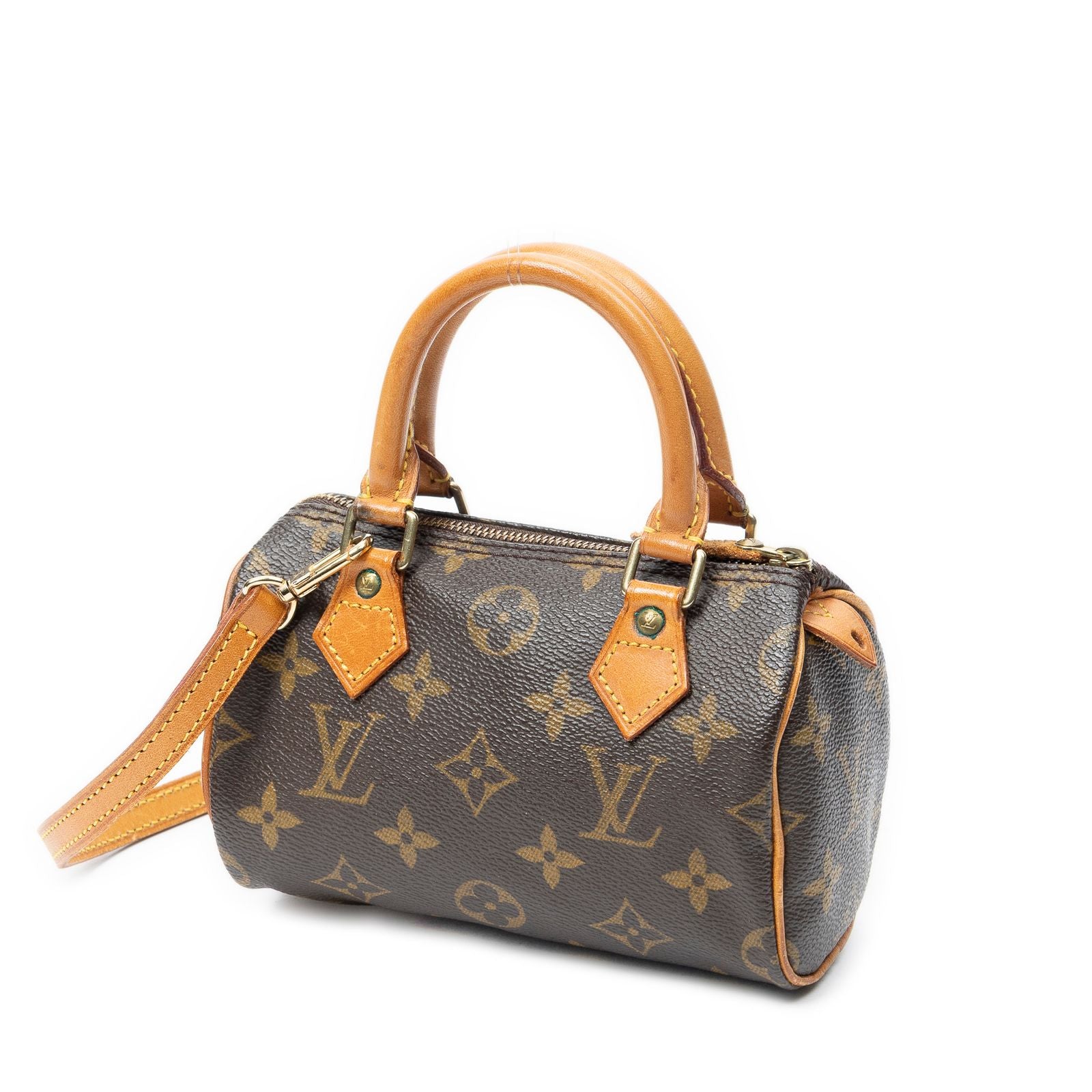 Louis Vuitton Minispeedy Brown Monogram Canvas Handbag — view 2