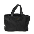 Prada 2-Way Tote Black Nylon Canvas