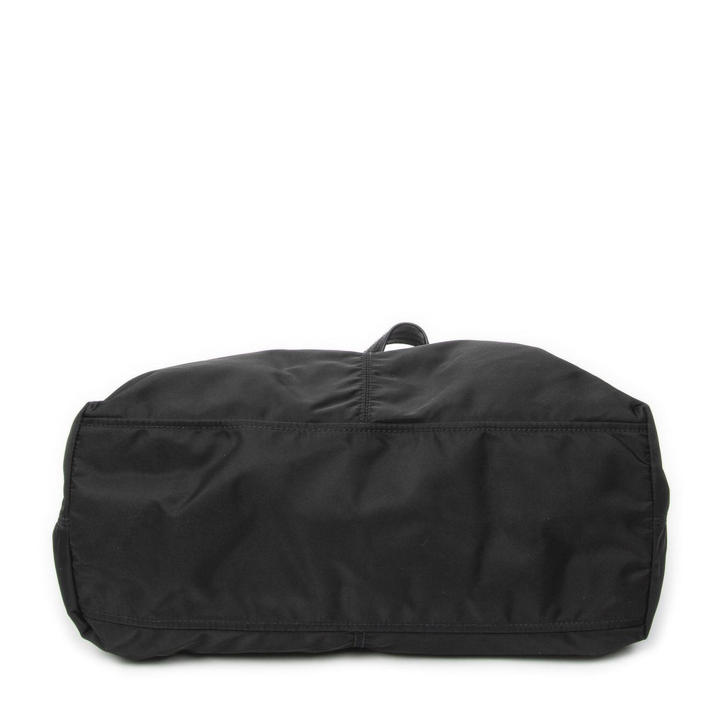 Prada 2-Way Tote Black Nylon Canvas — view 6