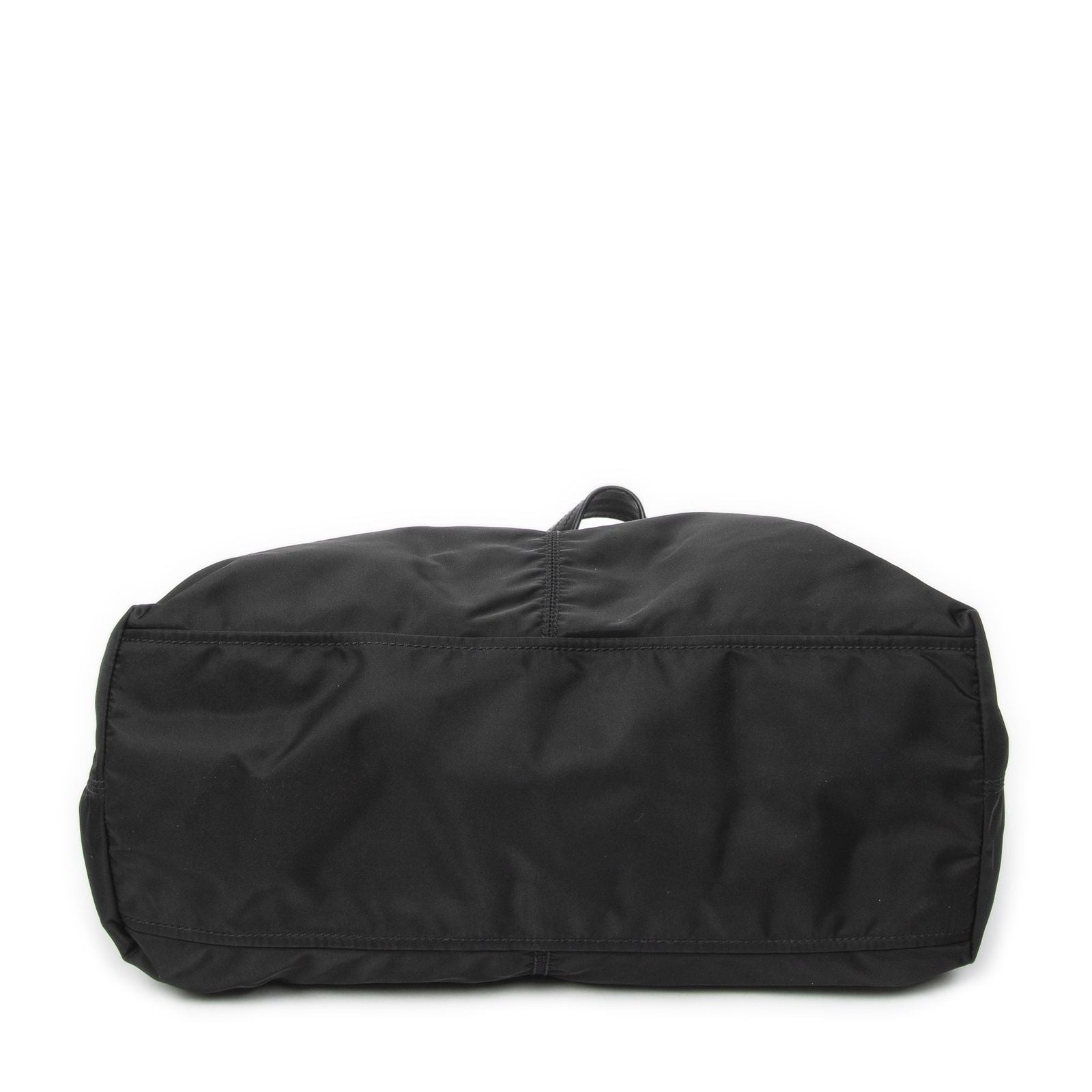 Prada 2-Way Tote Black Nylon Canvas — view 6