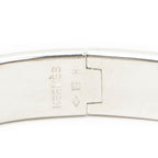 Hermes Clic Clac Bracelet Orange Silver Plating — view 4