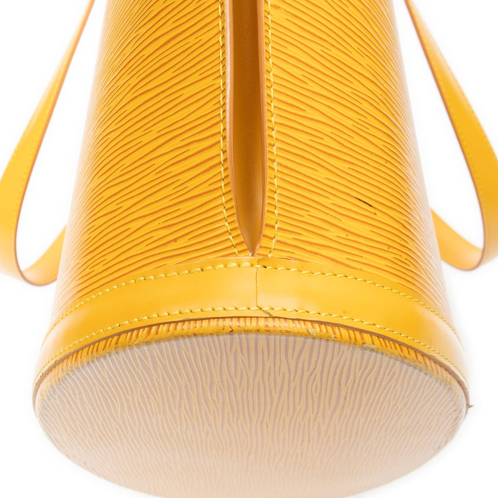 Louis Vuitton Saint Jacques Shopping Yellow Epi Shoulder — view 8