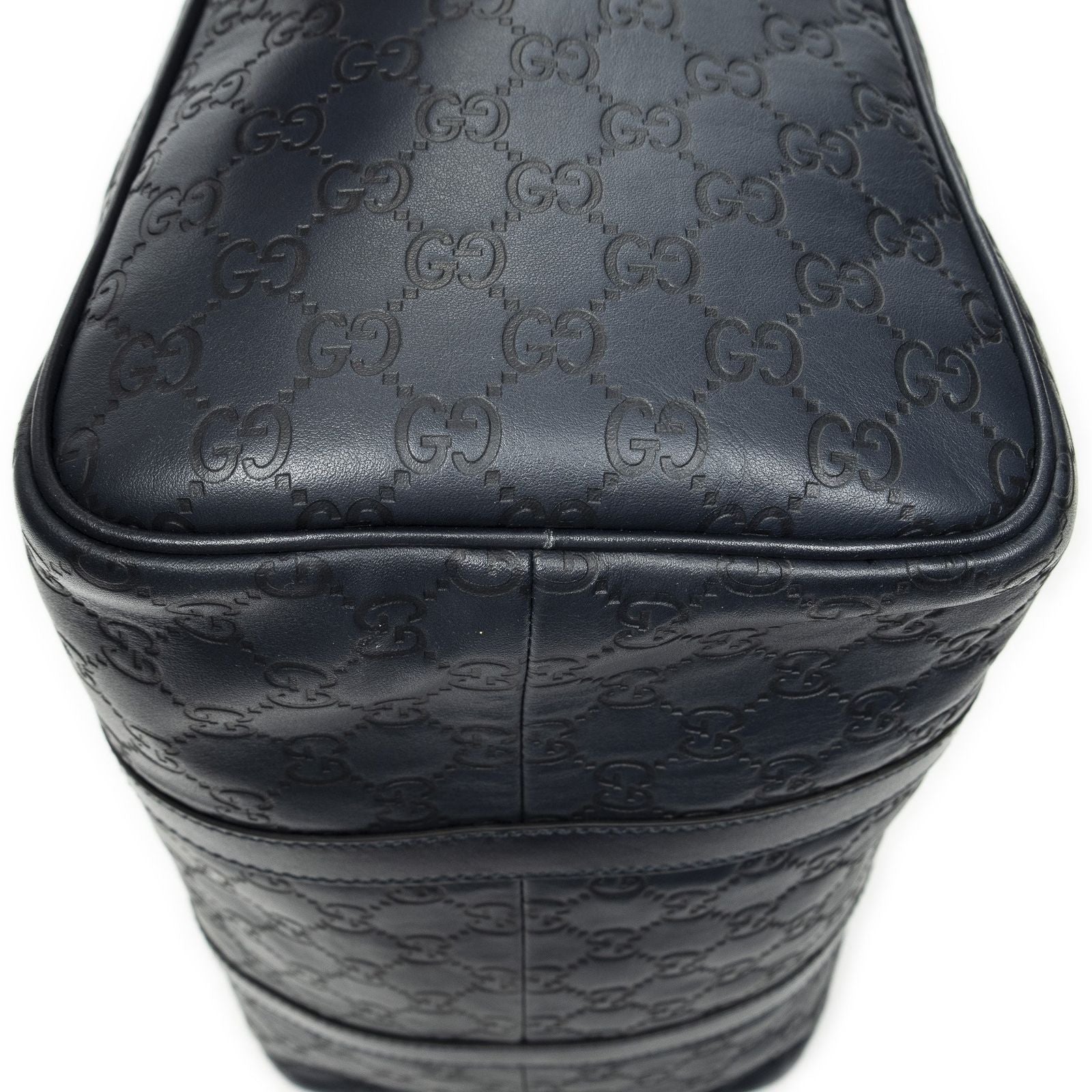 Gucci Midi Ambostonnavy Handbag — view 7
