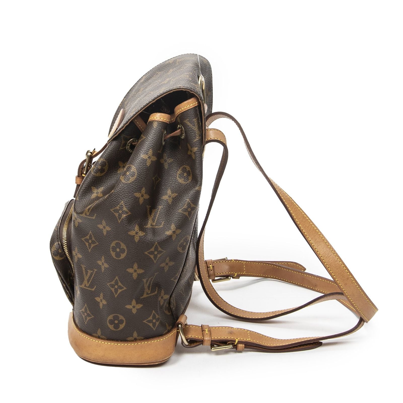Louis Vuitton Montsouris Brown Monogram Canvas — view 3