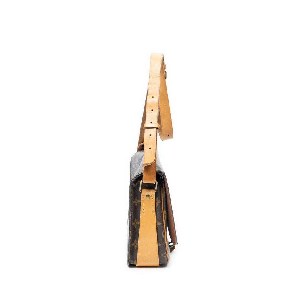 Louis Vuitton Cartouchiere Brown Monogram Canvas Shoulder — view 4