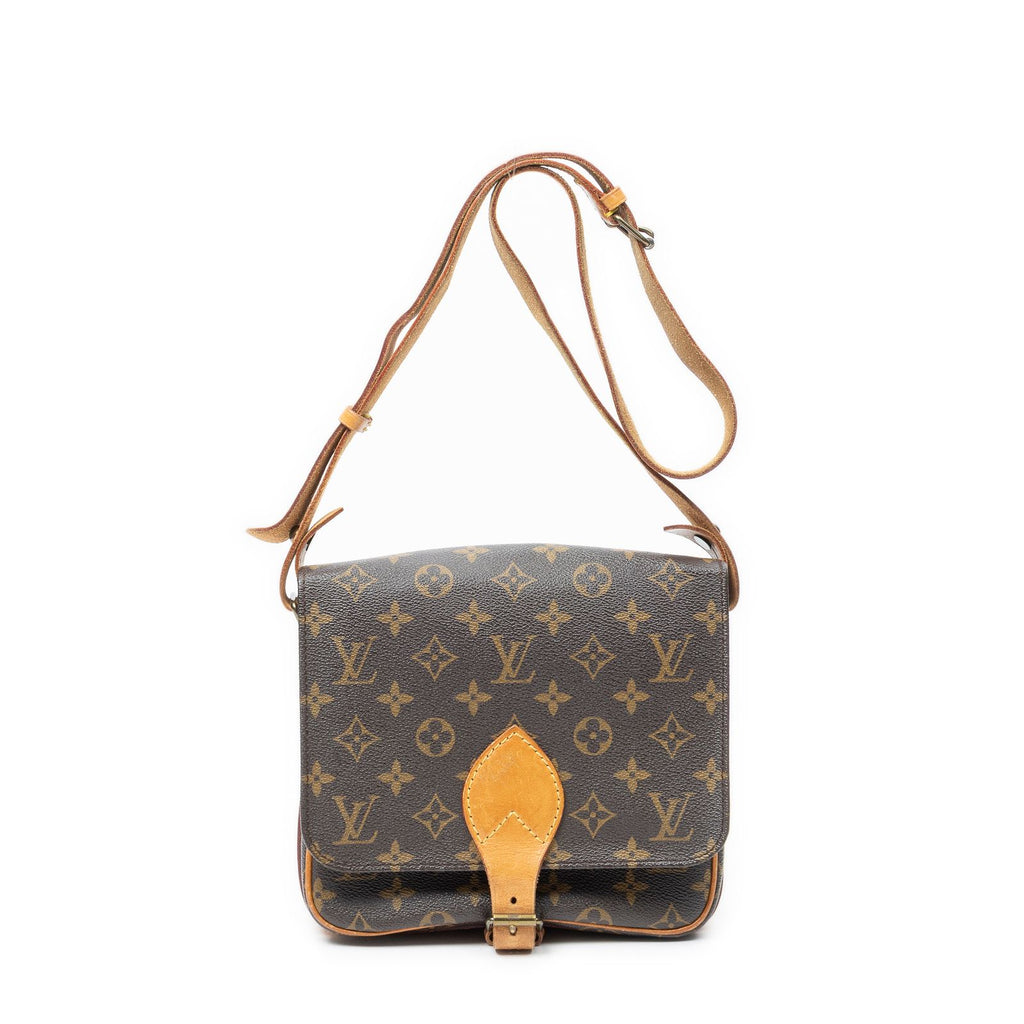 Louis Vuitton Cartouchiere Brown Monogram Canvas Shoulder