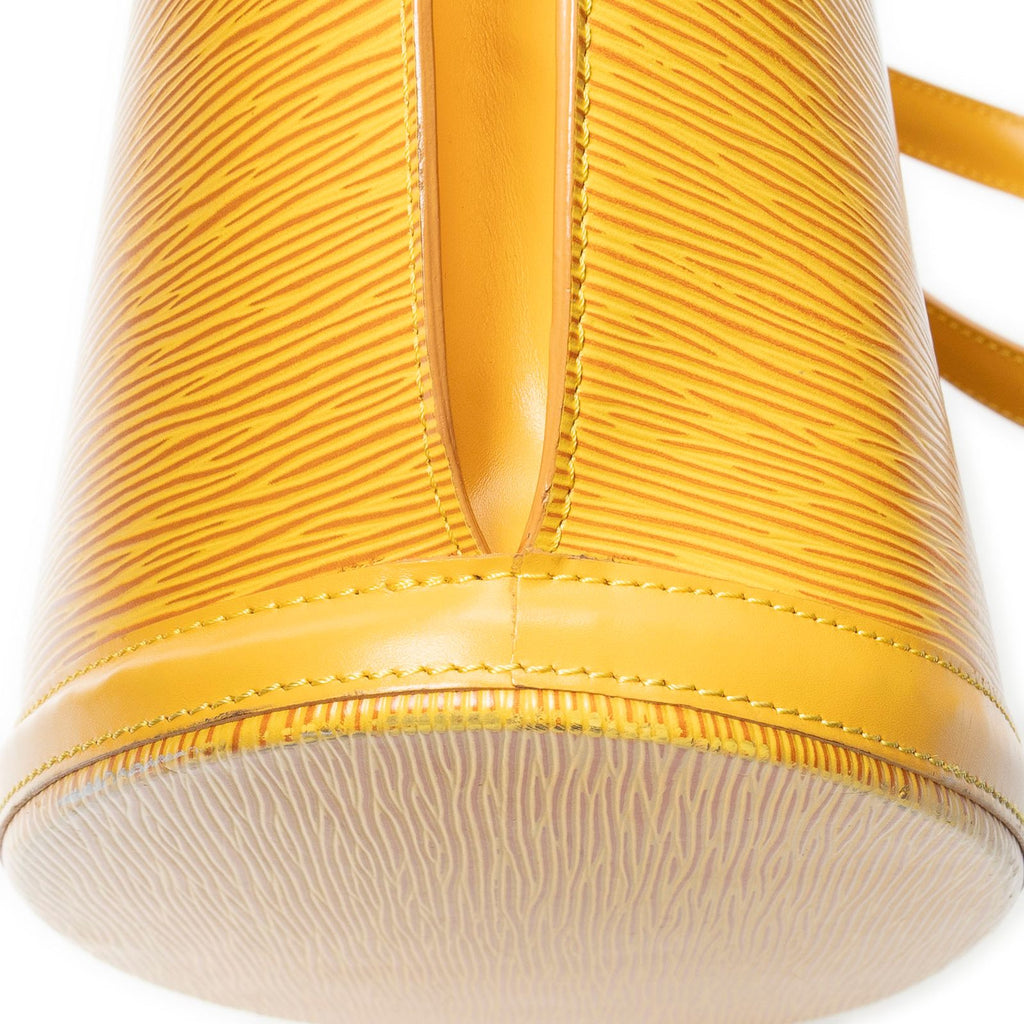 Louis Vuitton Saint Jacques Shopping Yellow Epi Shoulder — view 8