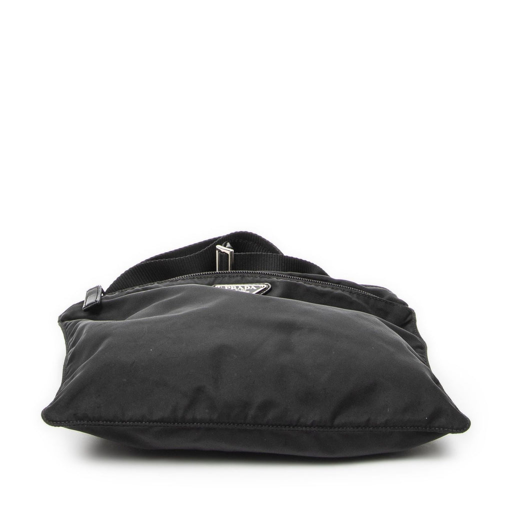 Prada Flatmessenger Black Nylon Canvas Shoulder — view 6