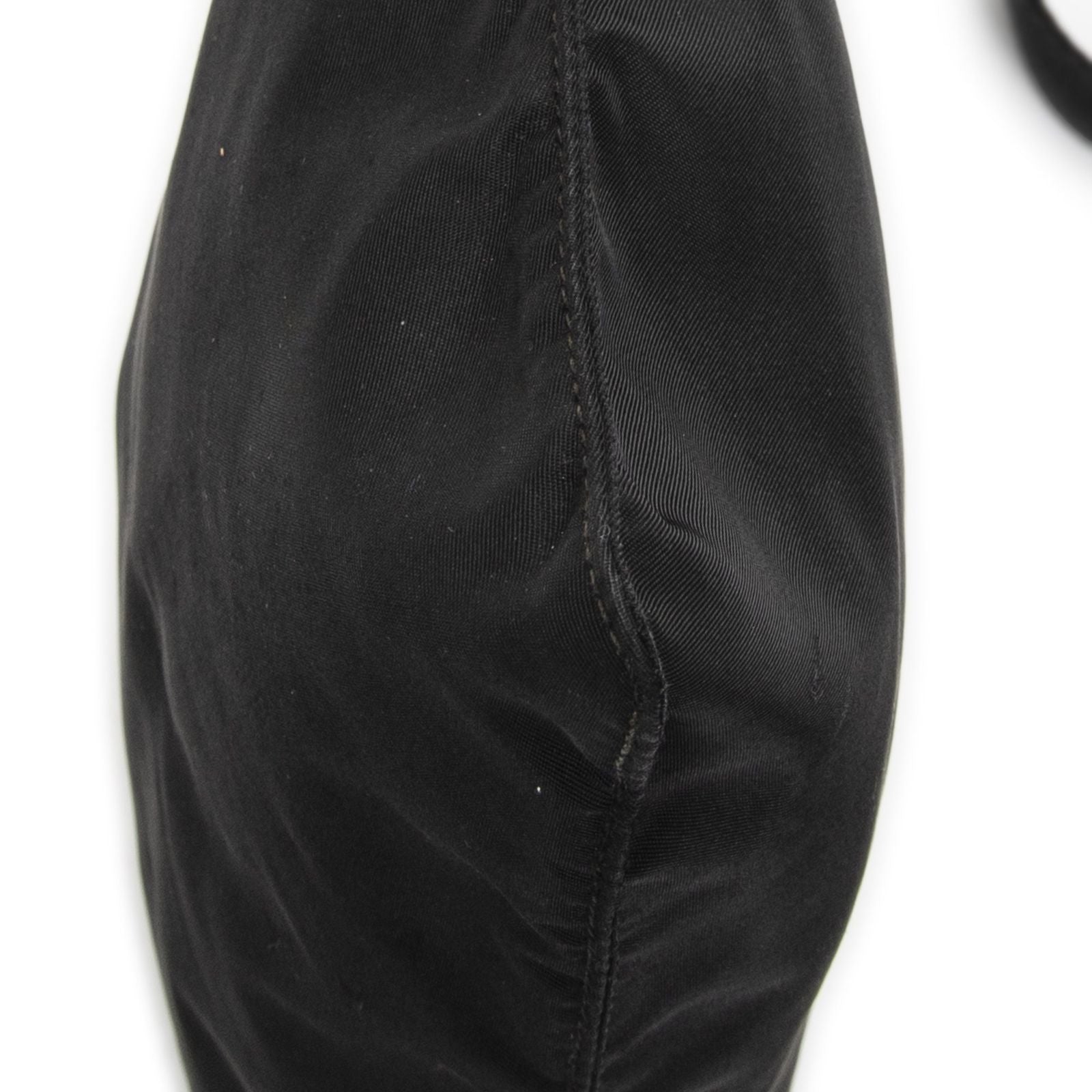 Prada Flatmessenger Black Nylon Canvas Shoulder — view 8