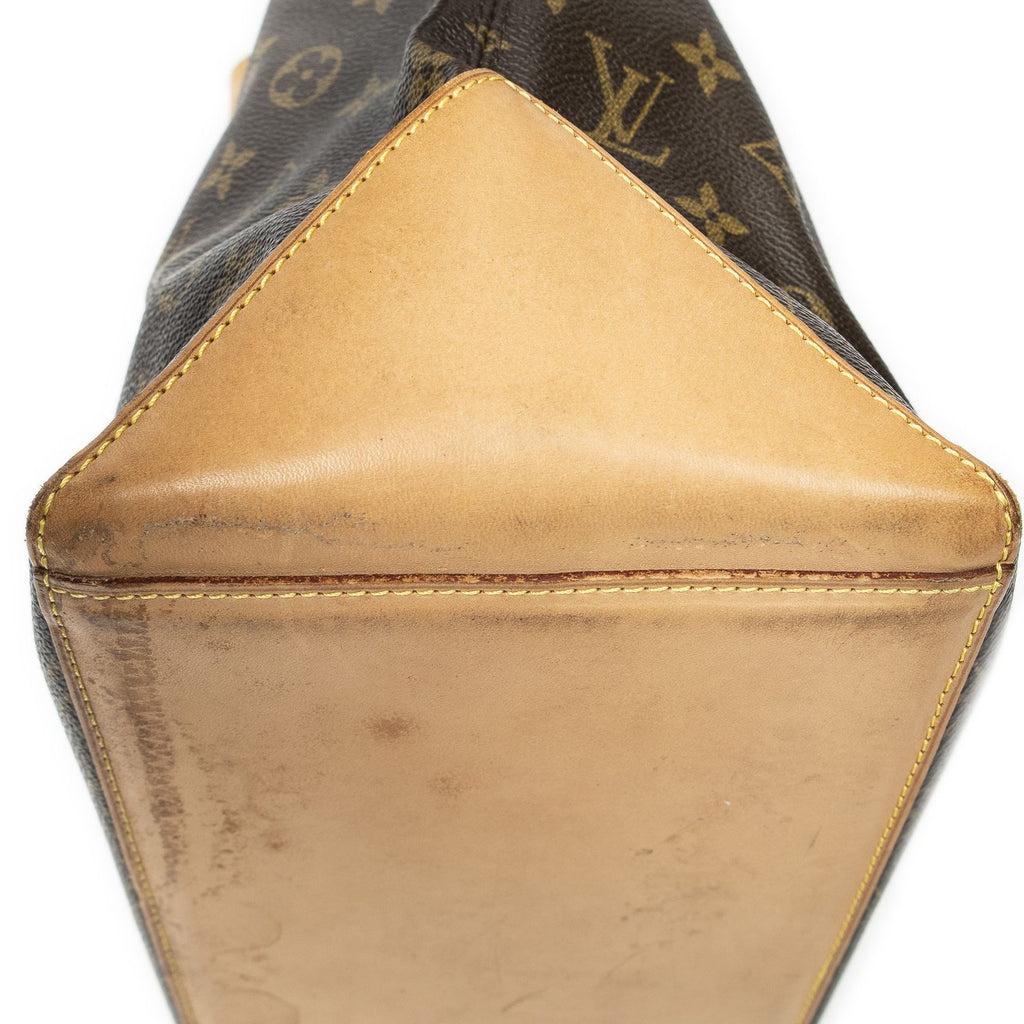 Louis Vuitton Cabas Mezzo Brown Monogram Canvas Tote — view 7