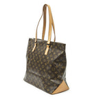 Louis Vuitton Cabas Mezzo Brown Monogram Canvas Tote — view 2