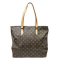 Louis Vuitton Cabas Mezzo Brown Monogram Canvas Tote