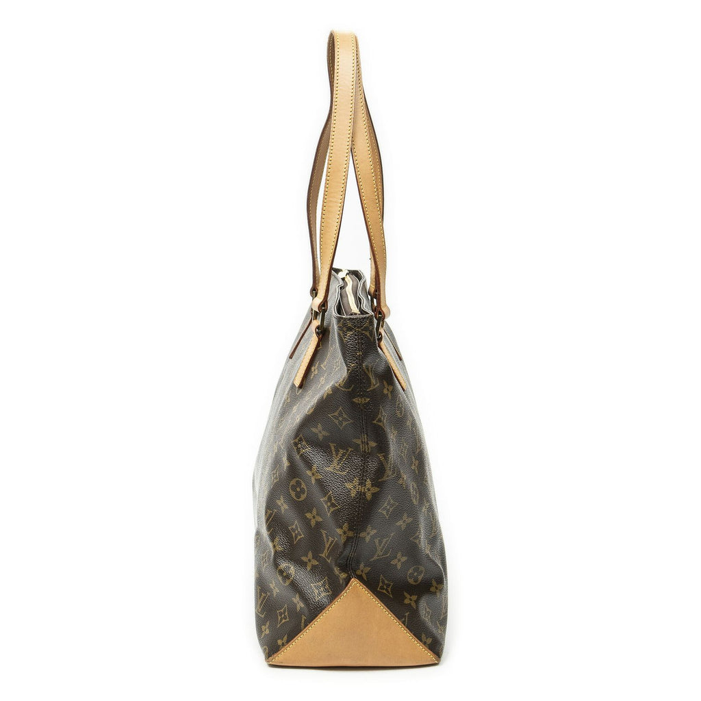 Louis Vuitton Cabas Mezzo Brown Monogram Canvas Tote — view 3