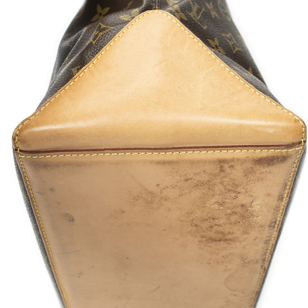 Louis Vuitton Cabas Mezzo Brown Monogram Canvas Tote — view 8