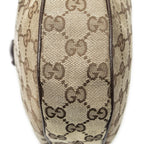 Gucci Round Zip Messenger Beige Brown GG Canvas Shoulder — view 7