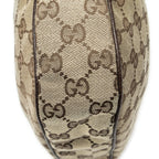 Gucci Round Zip Messenger Beige Brown GG Canvas Shoulder — view 8