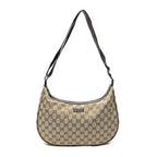 Gucci Round Zip Messenger Beige Brown GG Canvas Shoulder