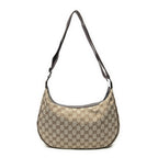 Gucci Round Zip Messenger Beige Brown GG Canvas Shoulder — view 5
