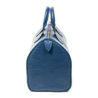 Louis Vuitton Speedy Blue Epi Handbag — view 4