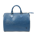 Louis Vuitton Speedy Blue Epi Handbag