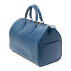 Louis Vuitton Speedy Blue Epi Handbag — view 2