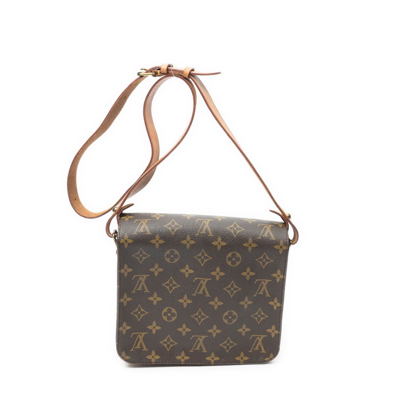 Louis Vuitton Cartouchiere Brown Monogram Canvas Shoulder — view 5
