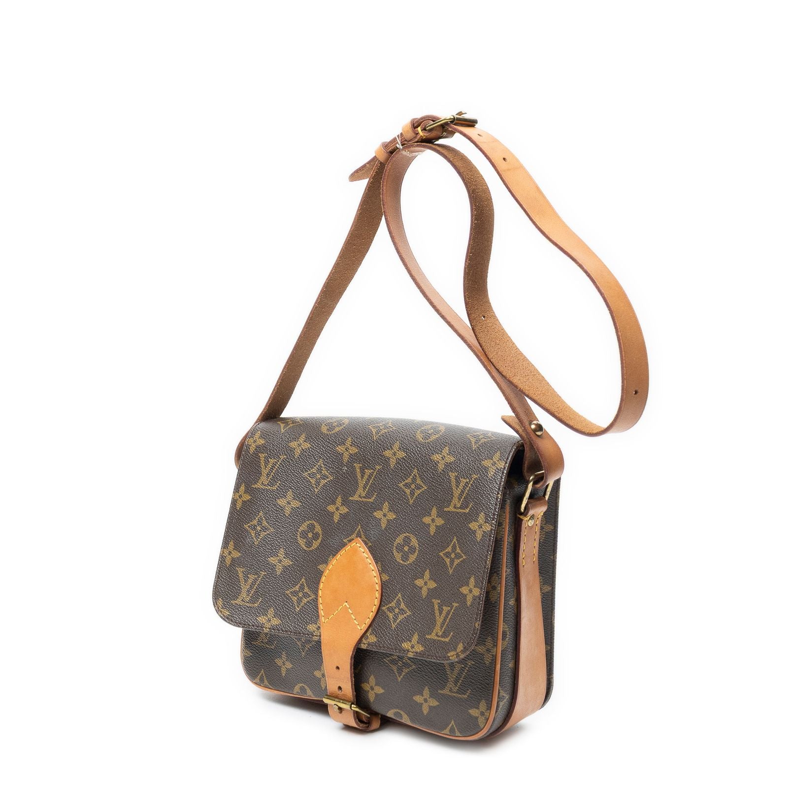 Louis Vuitton Cartouchiere Brown Monogram Canvas Shoulder — view 2