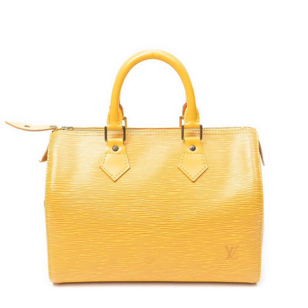 Louis Vuitton Speedy Yellow Epi Handbag — view 5
