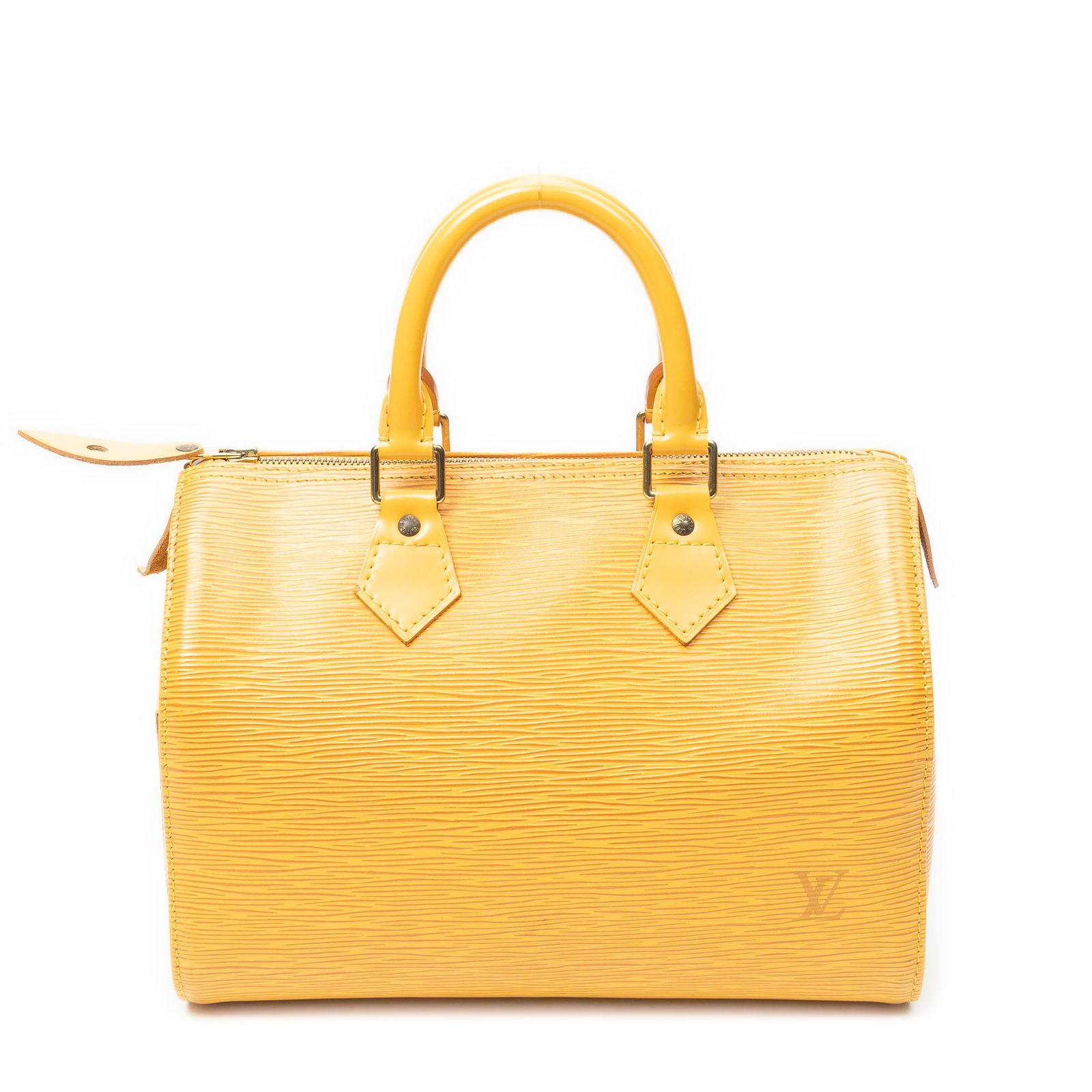 Louis Vuitton Speedy Yellow Epi Handbag — view 5