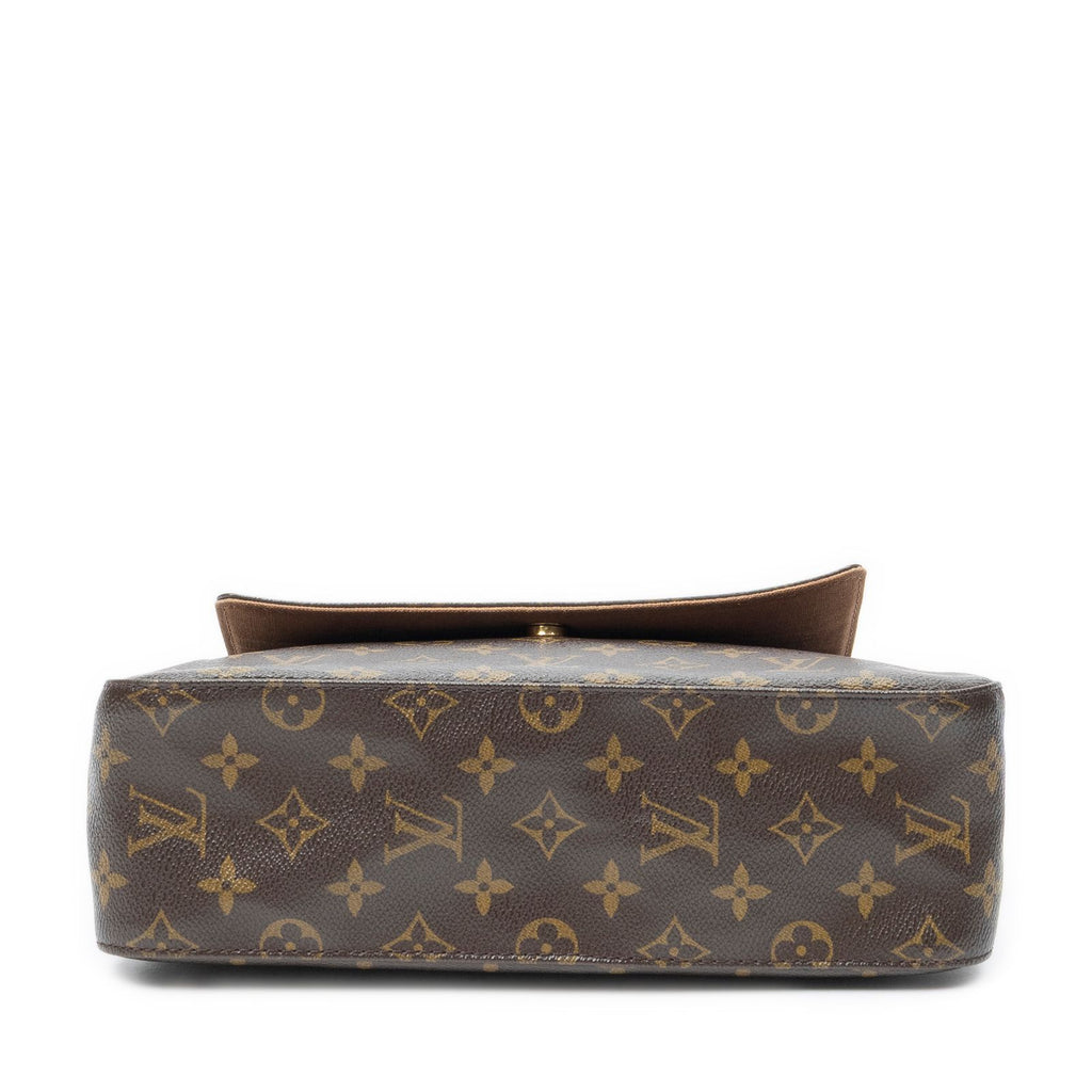 Louis Vuitton Mini Looping Brown Monogram Canvas Shoulder — view 6