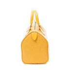 Louis Vuitton Speedy Yellow Epi Handbag — view 4