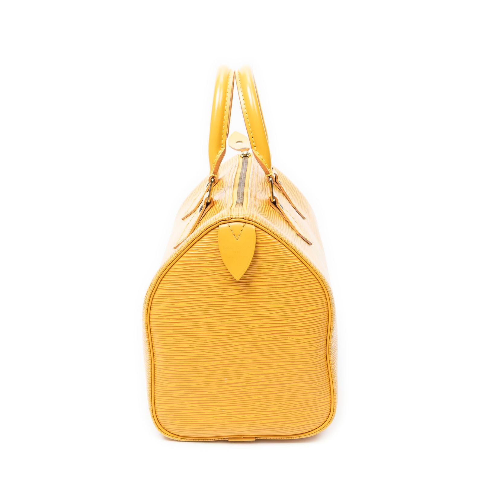 Louis Vuitton Speedy Yellow Epi Handbag — view 4