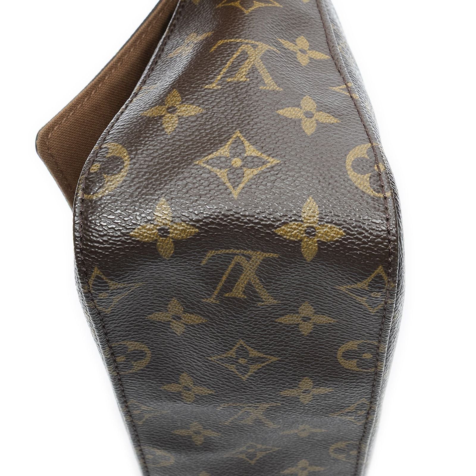 Louis Vuitton Mini Looping Brown Monogram Canvas Shoulder — view 7