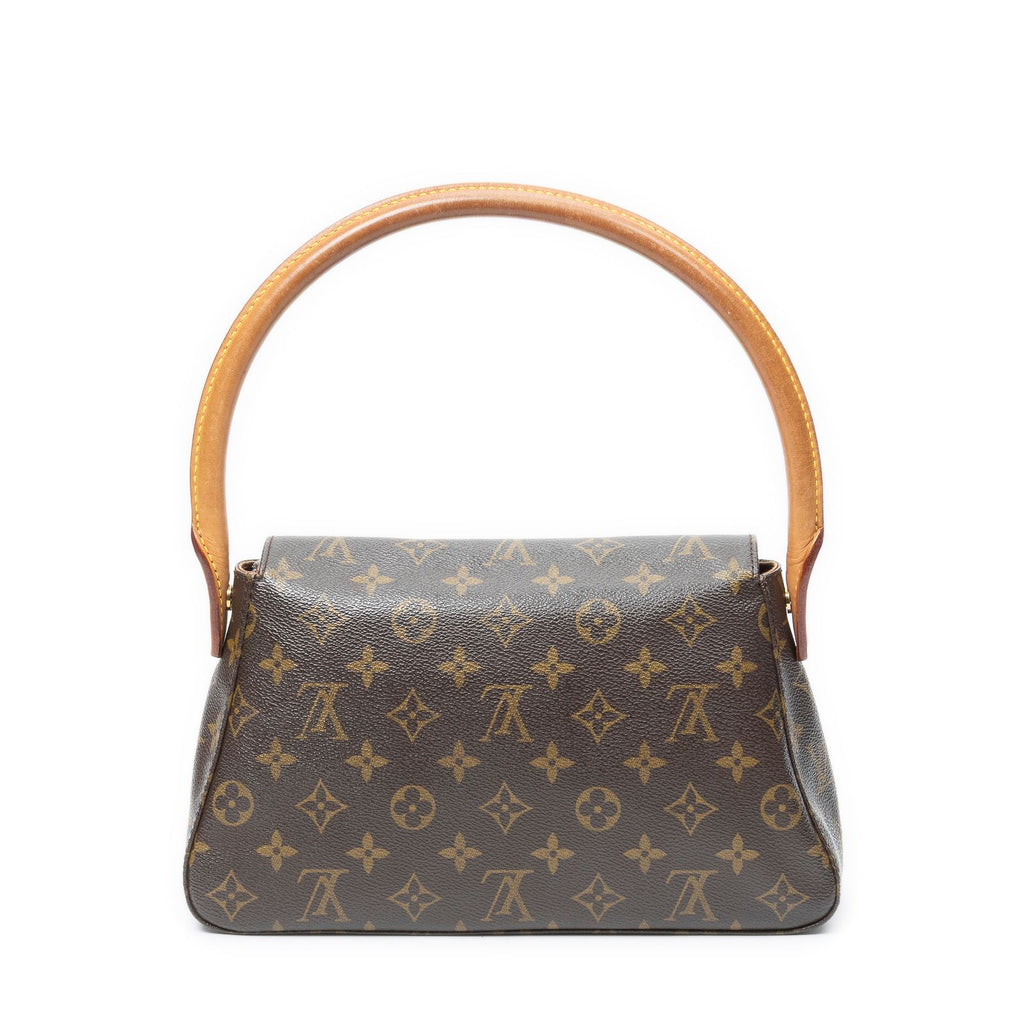 Louis Vuitton Mini Looping Brown Monogram Canvas Shoulder — view 5