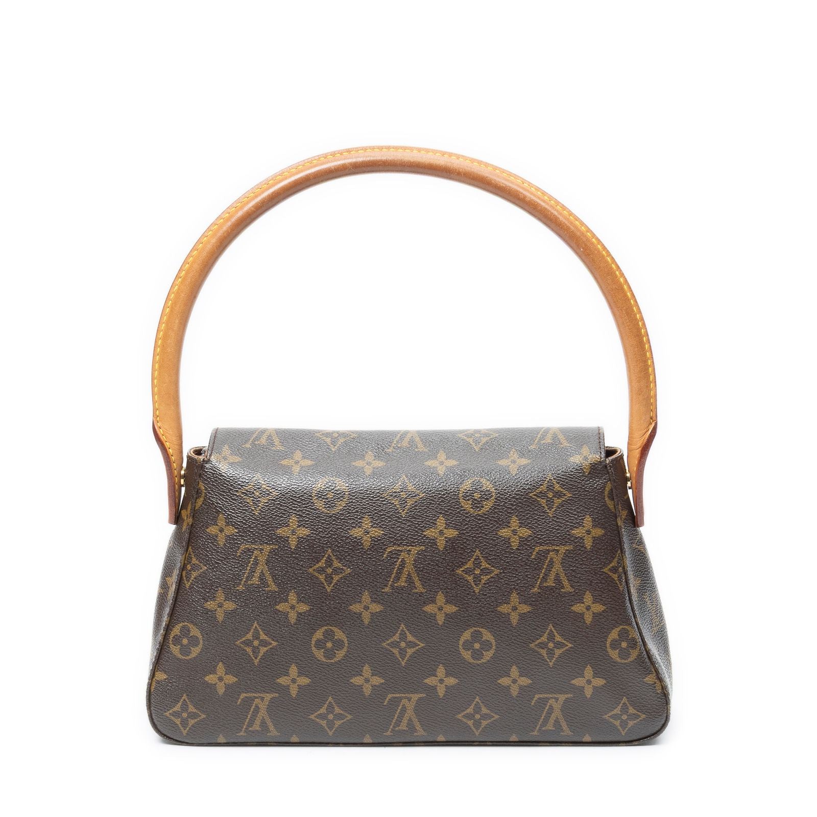 Louis Vuitton Mini Looping Brown Monogram Canvas Shoulder — view 5