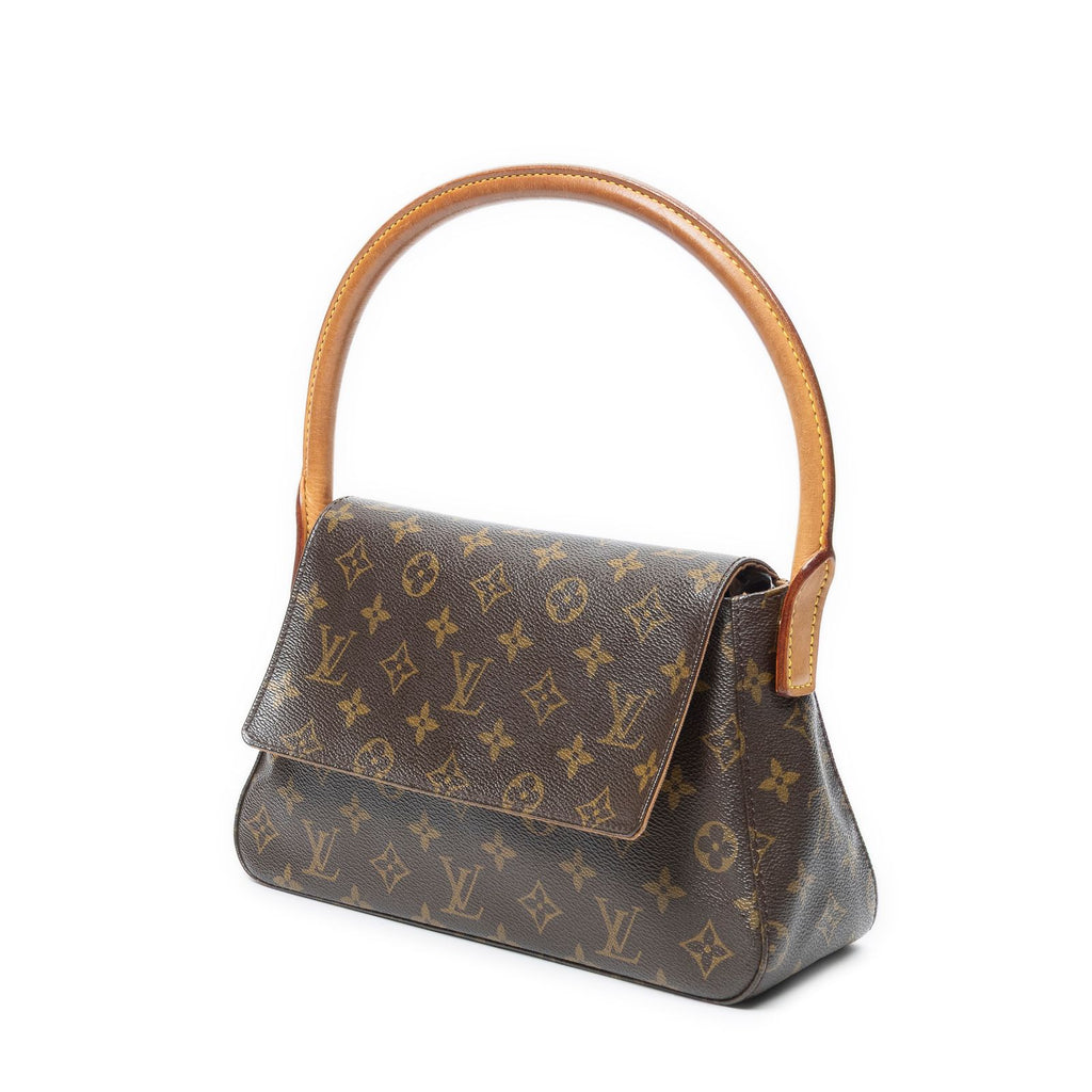 Louis Vuitton Mini Looping Brown Monogram Canvas Shoulder — view 2