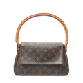 Louis Vuitton Mini Looping Brown Monogram Canvas Shoulder