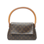 Louis Vuitton Mini Looping Brown Monogram Canvas Shoulder