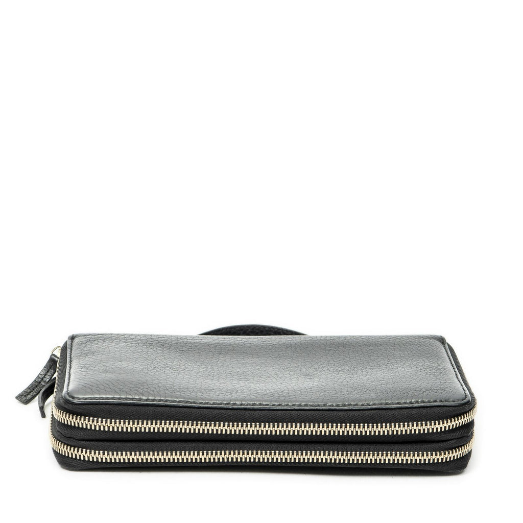 Gucci Soho Clutch Black Calfskin Leather — view 6
