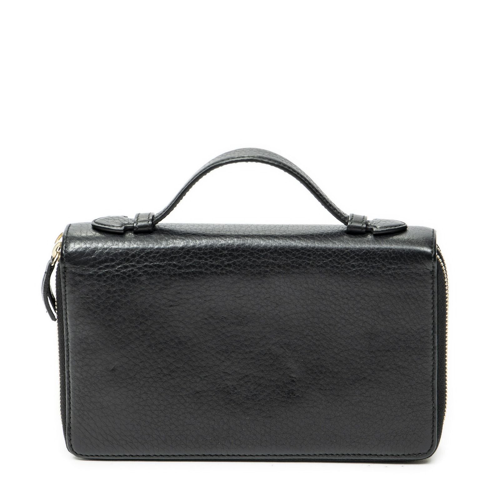 Gucci Soho Clutch Black Calfskin Leather — view 5