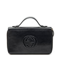 Gucci Soho Clutch Black Calfskin Leather