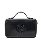 Gucci Soho Clutch Black Calfskin Leather