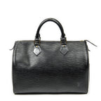Louis Vuitton Speedy Black Epi Handbag